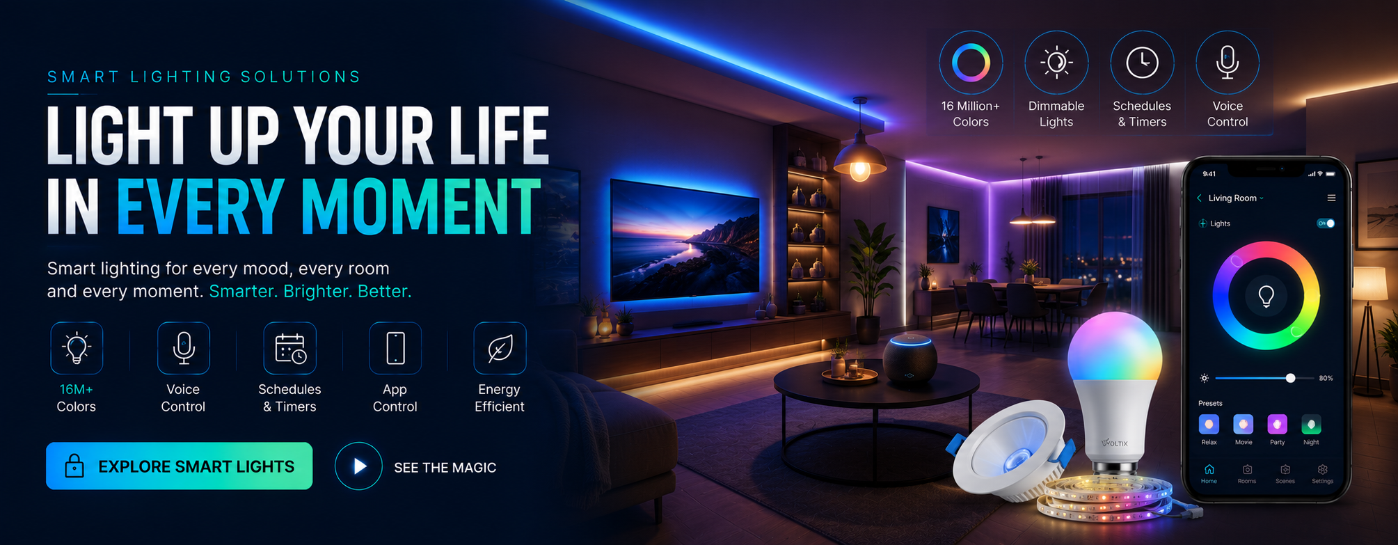 Smart Lighting for Every Moment