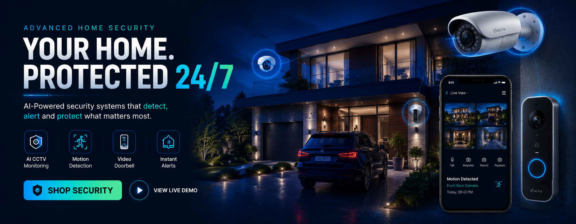VOLTIX 247 Smart Home Security